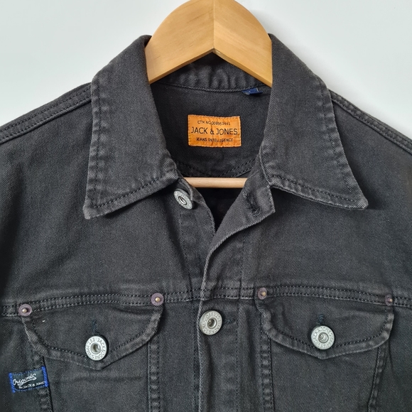 Jack & Jones Denim hand painted jacket - Picture 6 of 11